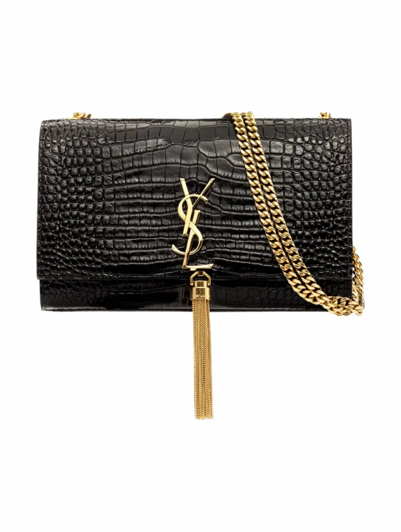 

Сумка на плечо Kate Monogramm Saint Laurent, черный