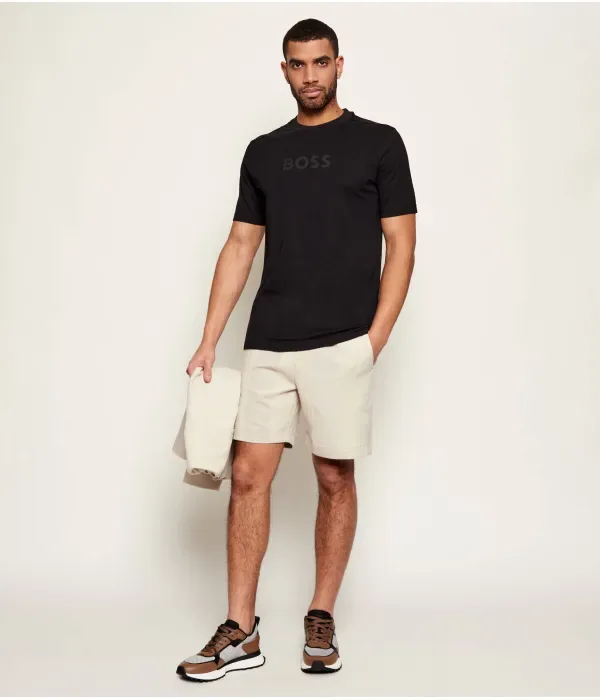 Шорты JT_BB BC Lux Huxley regular fit Boss Green, бежевый — фото 2