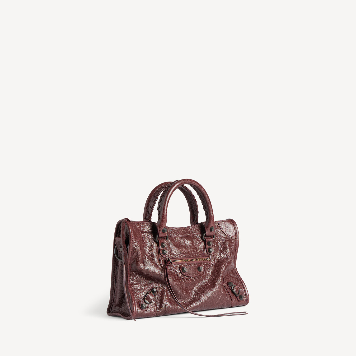Женская сумка le city small в темно-бордовом цвете BALENCIAGA, темно-бордовый — фото 2