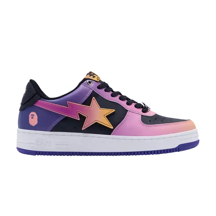 Кроссовки BAPE Wmns Bapesta #7, фиолетовый