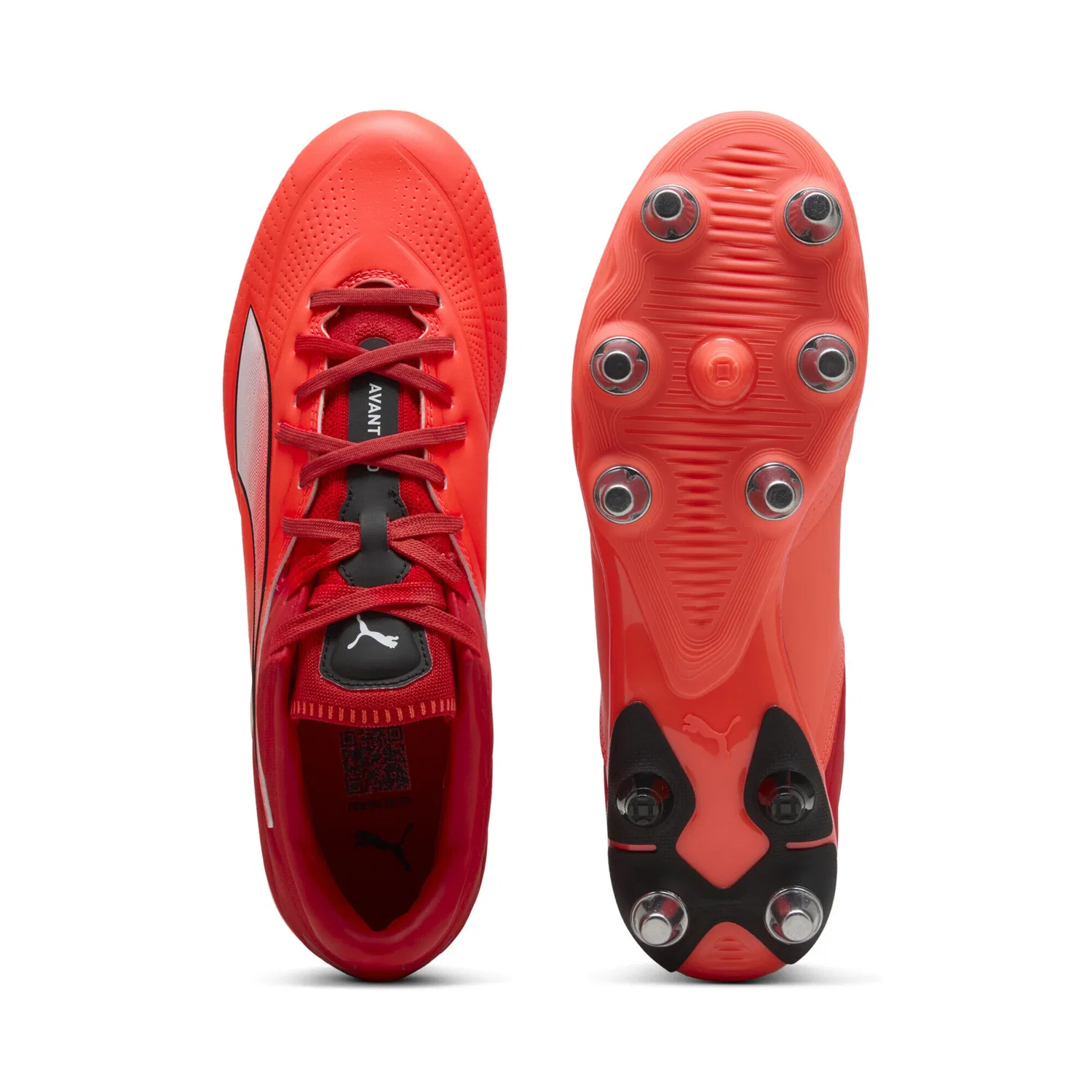 Футбольные бутсы 'Avant PRO II' Puma, Neon Red — фото 3