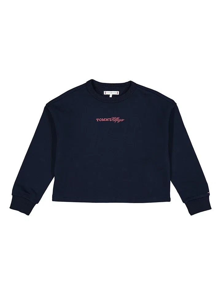 Свитшот с принтом Tommy Hilfiger, темно-синий
