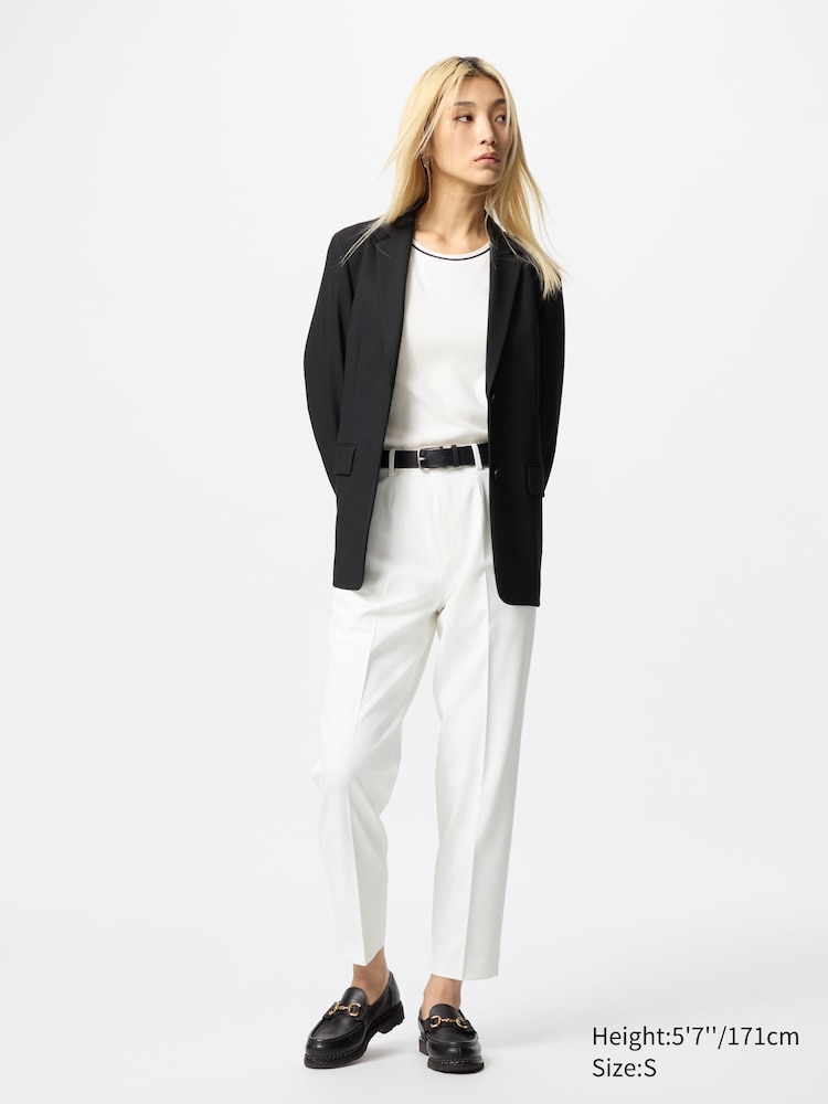 

Брюки короткие Uniqlo, цвет 00 белый