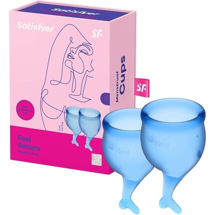 

Набор менструальных чаш Satisfyer Feel Secure, 15 и 20 мл