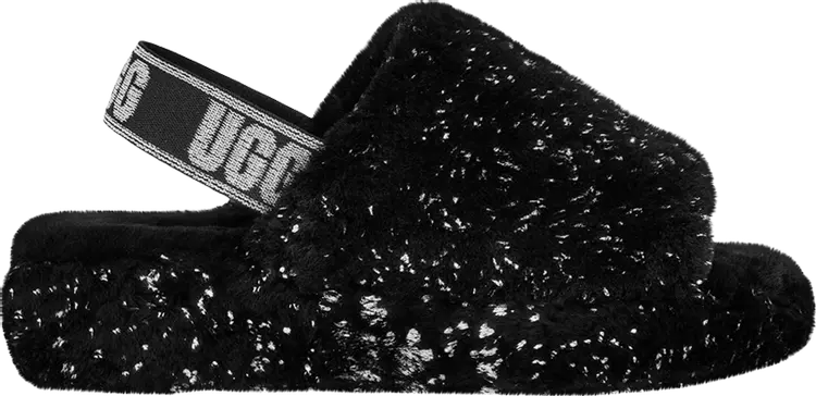 

Кроссовки Wmns Fluff Yeah Slide 'Metallic Sparkle - Black', черный
