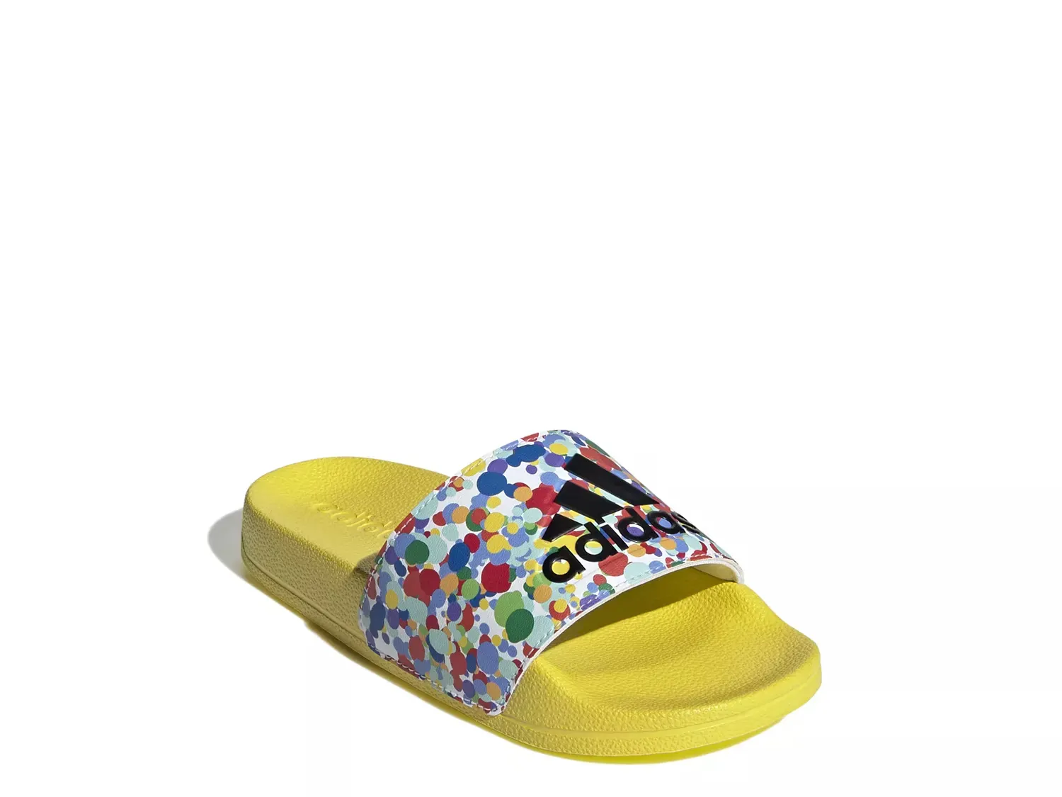 

Сланцы Adilette Slide - детские Adidas, Yellow/Multicolor