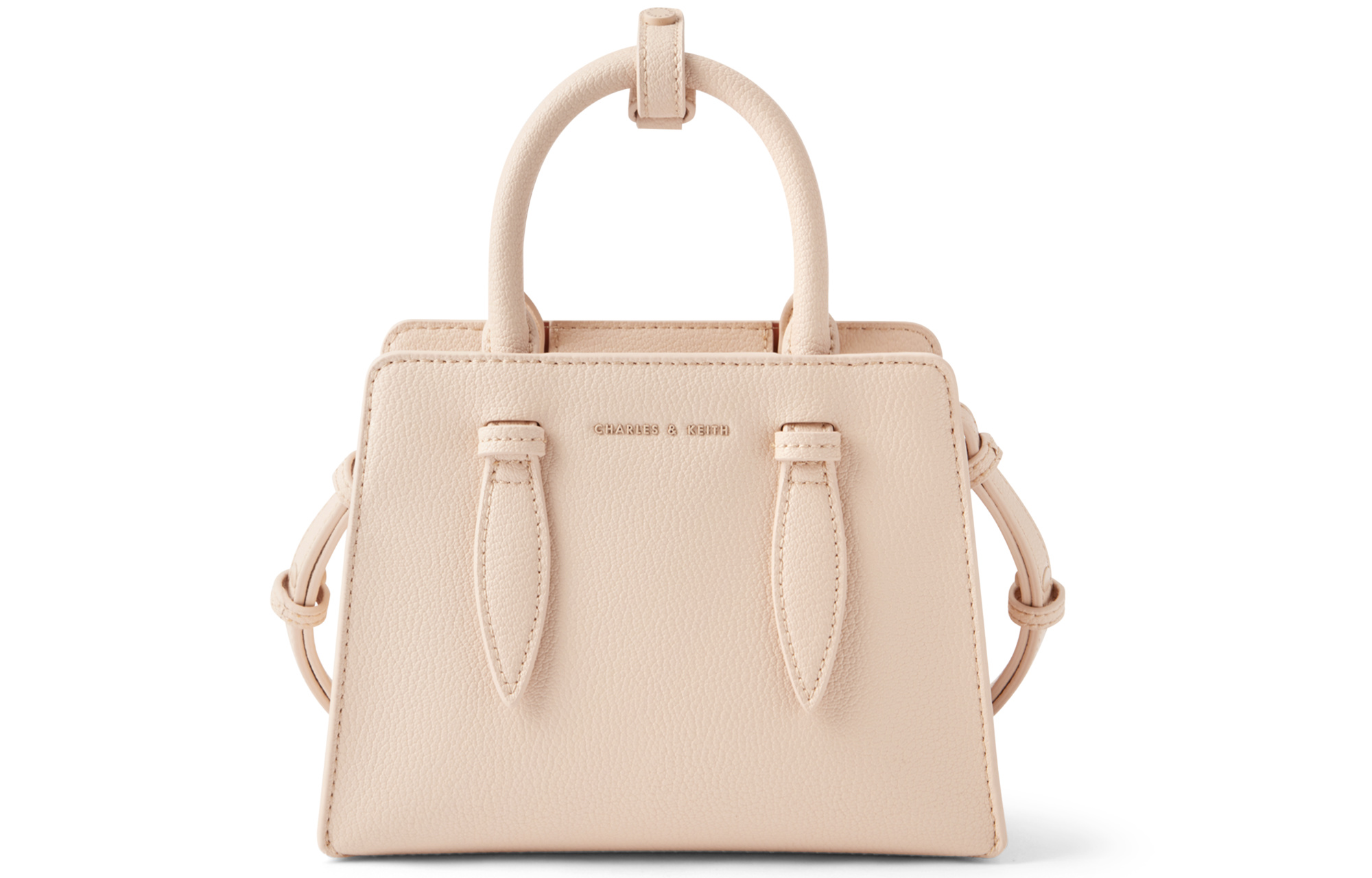 

Сумка-наушники PU Bunny через плечо, кроссбодди, дамская сумка среднего размера телесный/черный CHARLES&KEITH