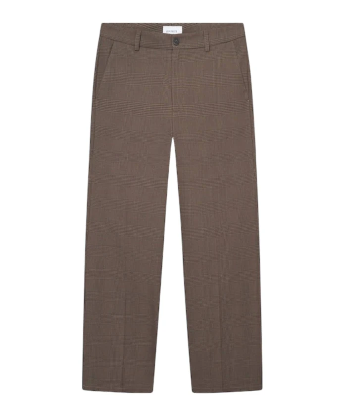 

Брюки от костюма Randall в клетку «гусиная лапка» Les Deux, коричневый