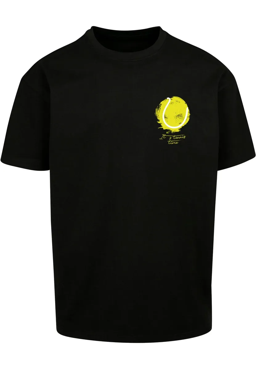 

Футболка Merchcode "Мужская футболка большого размера It Tennis Time Heavy Oversized " Merchcode", черный