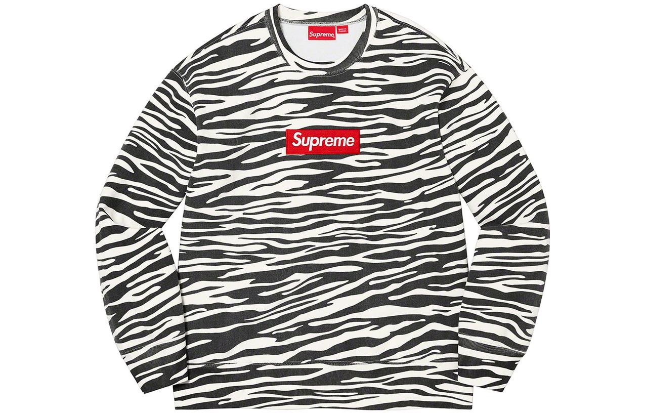 

Футболка с логотипом Box Logo FW22 Supreme, черно-белая