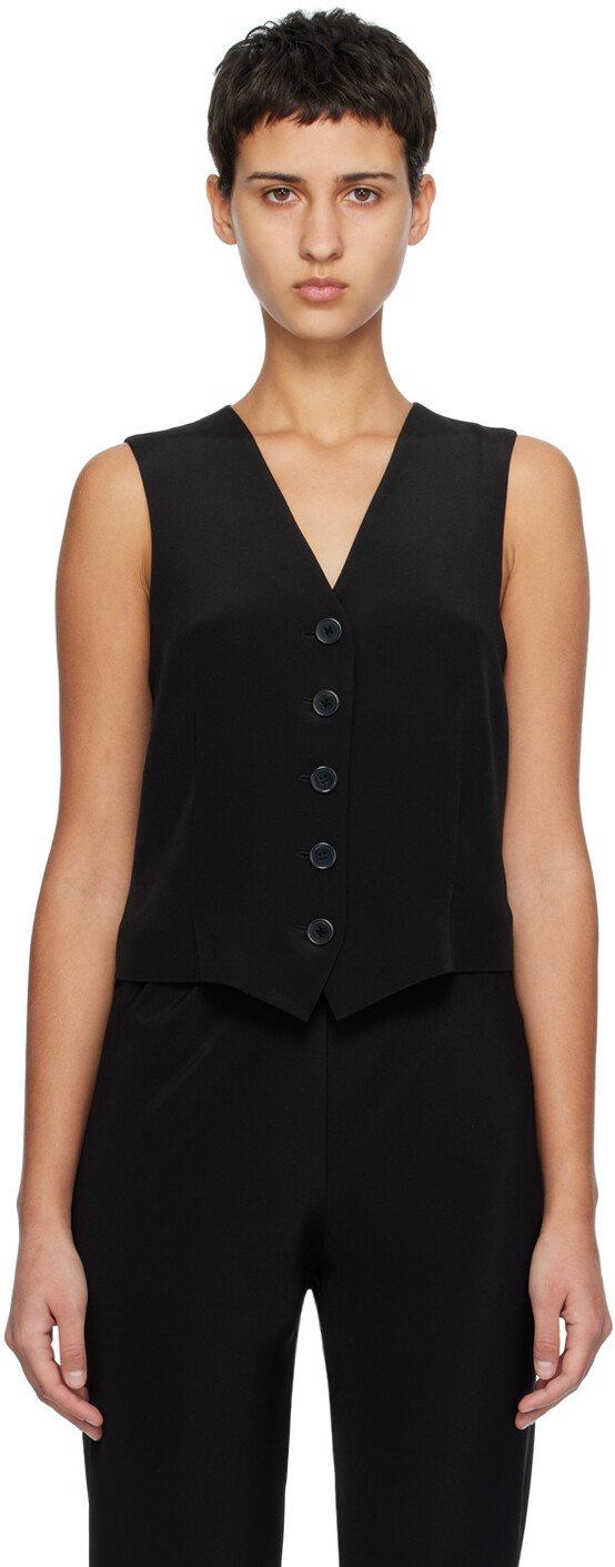 

Черный жилет CDC Silk Laundry