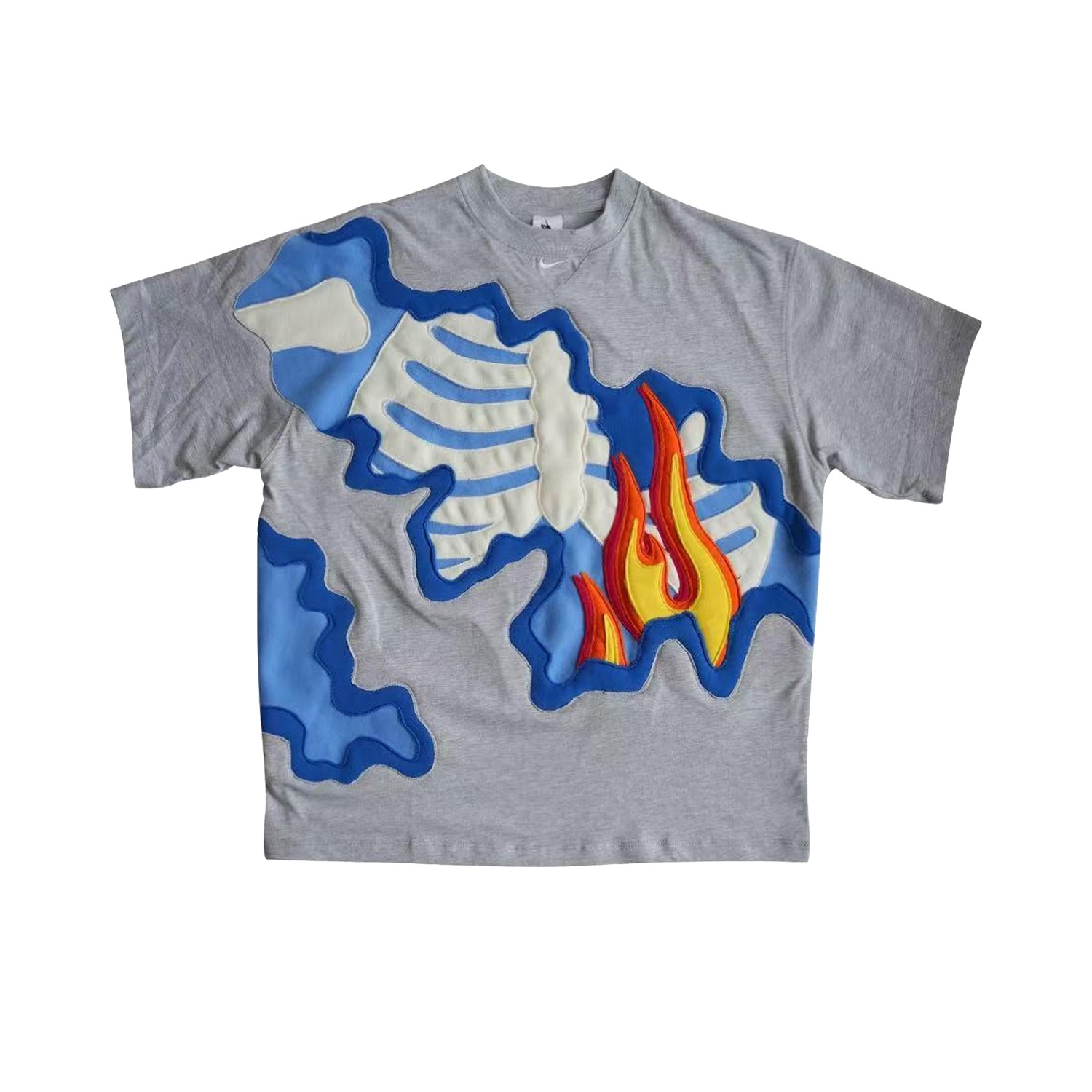 

Nike Футболка Solo Swoosh унисекс светло-серый