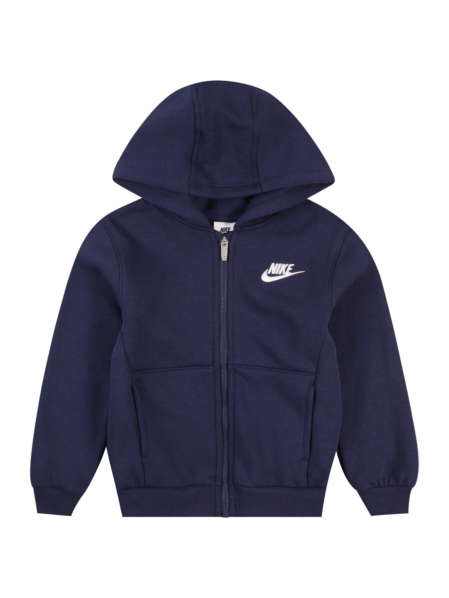 

Толстовка с капюшоном на молнии Nike Sportswear CLUB FLEECE, темно-синий