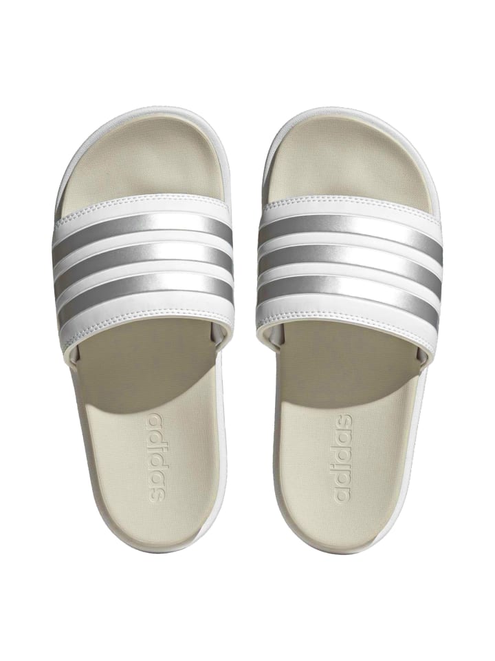 Мюли Adidas, кремовый
