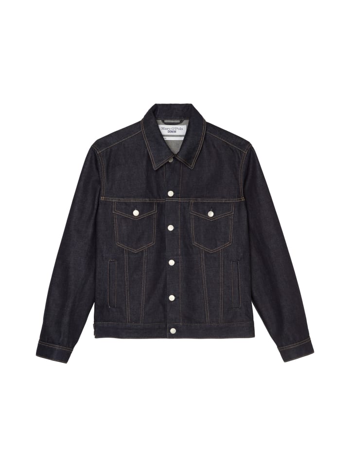 

Переходная куртка Marc O'Polo DENIM Jeansjacke regular, темно-синий