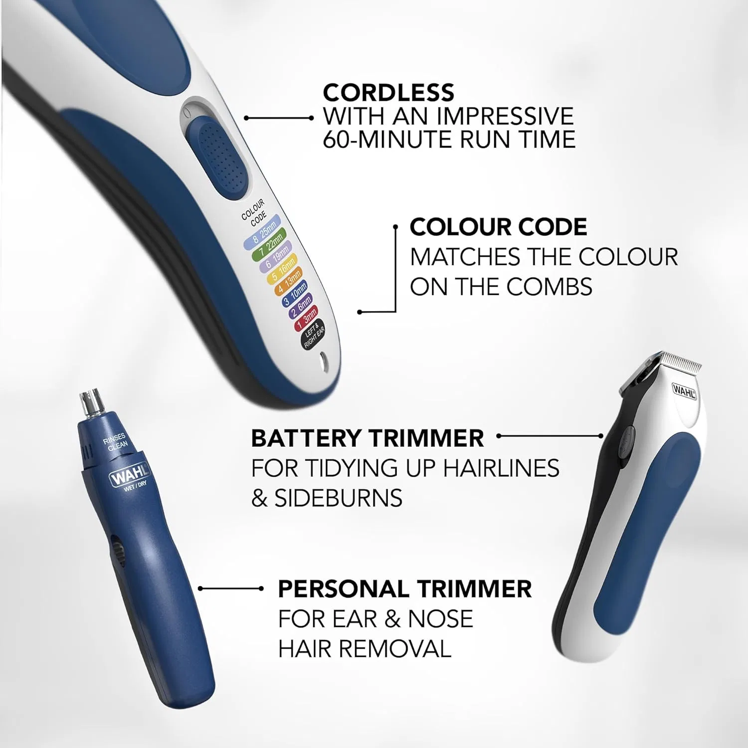 Набор для стрижки Wahl Color Pro Combo 3-в-1 для мужчин Wahl — фото 3