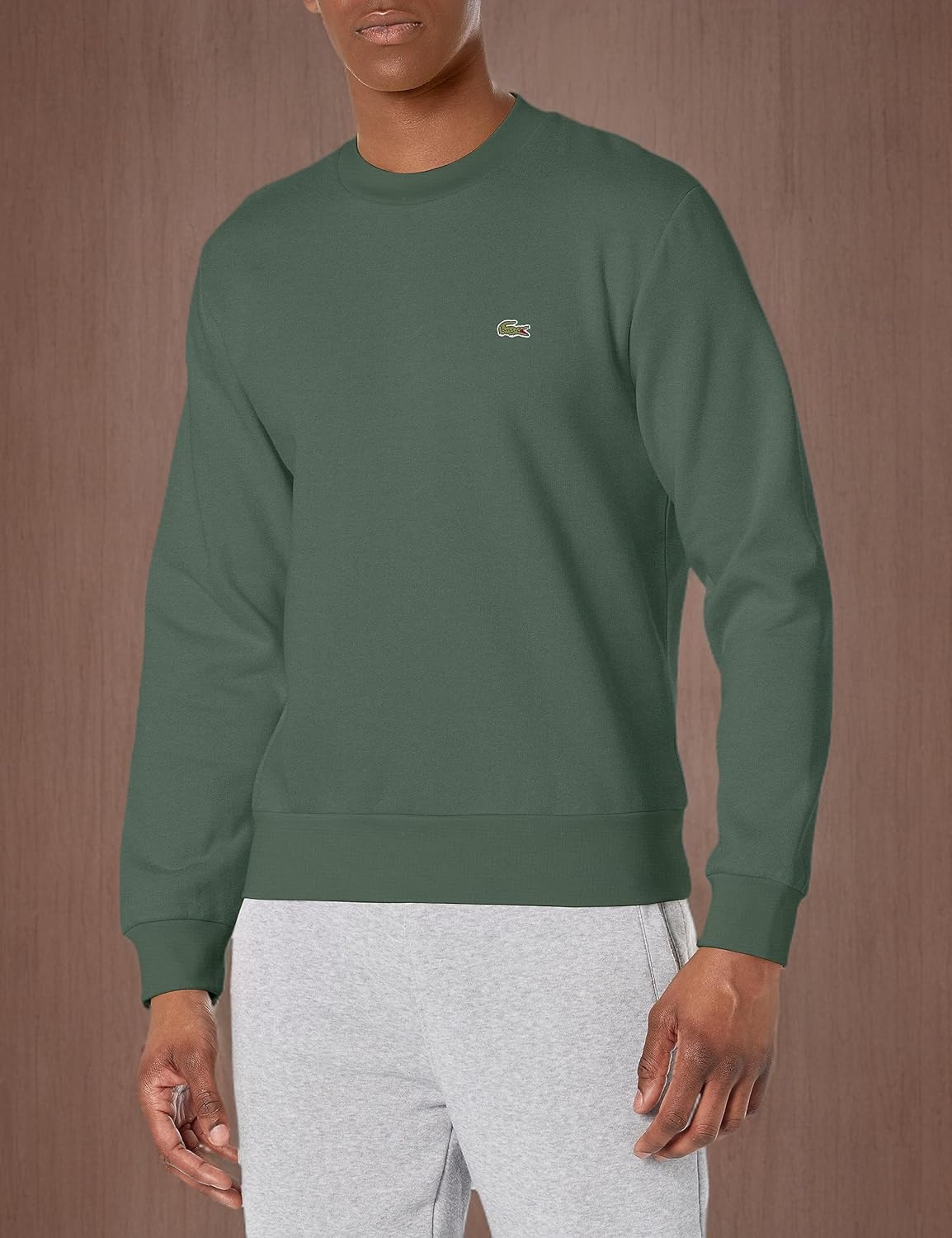 Lacoste мужская толстовка из органического хлопка, Sequoia — фото 3