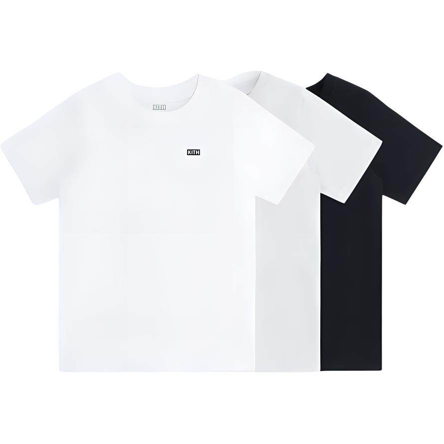 

Футболка AW24 набор из 3 штук для детей 3-7 лет KITH, черный