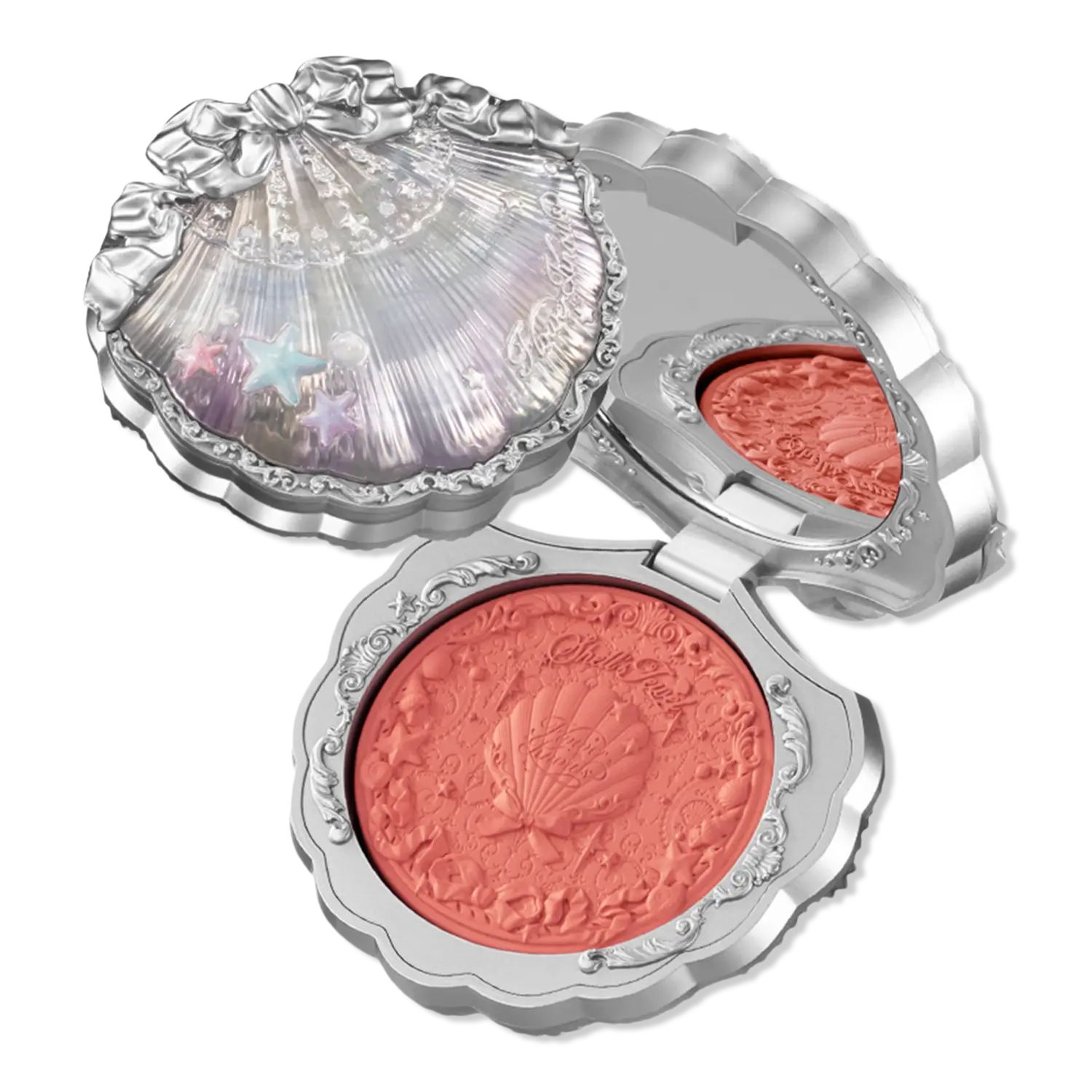 

Шелково-атласные румяна из коллекции Jewel Collection от Shell Flower Knows, S01 Sunkissed Coral (citrus glow)