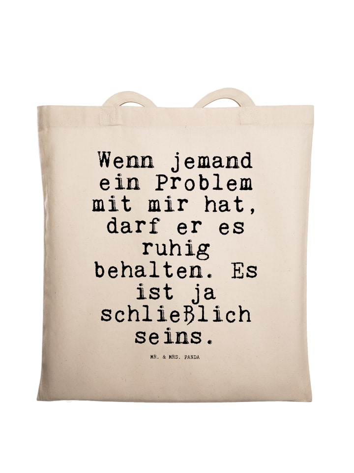 

Mr. & Mrs. Panda Джутовая сумка. Если у кого-то есть проблемы... с надписью кремового цвета