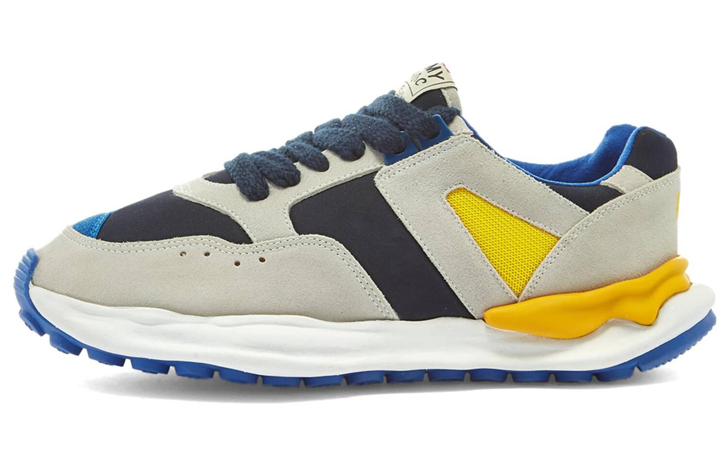 

Кроссовки MIHARA YASUHIRO Lifestyle Shoes Men Low-top Gray/Blue, серый/синий