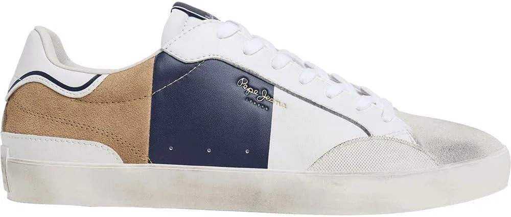 Кроссовки PEPE JEANS Unisex Lane Main M Shoes, White