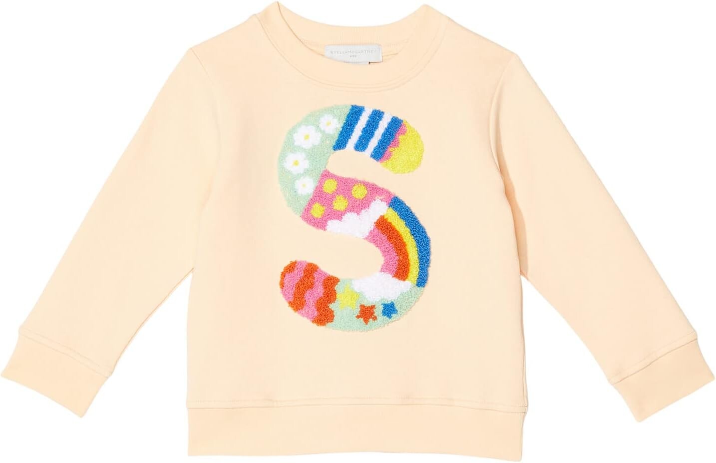 

Толстовка Stella Mccartney Sweatshirt with Towelling S Embro, цвет Pech