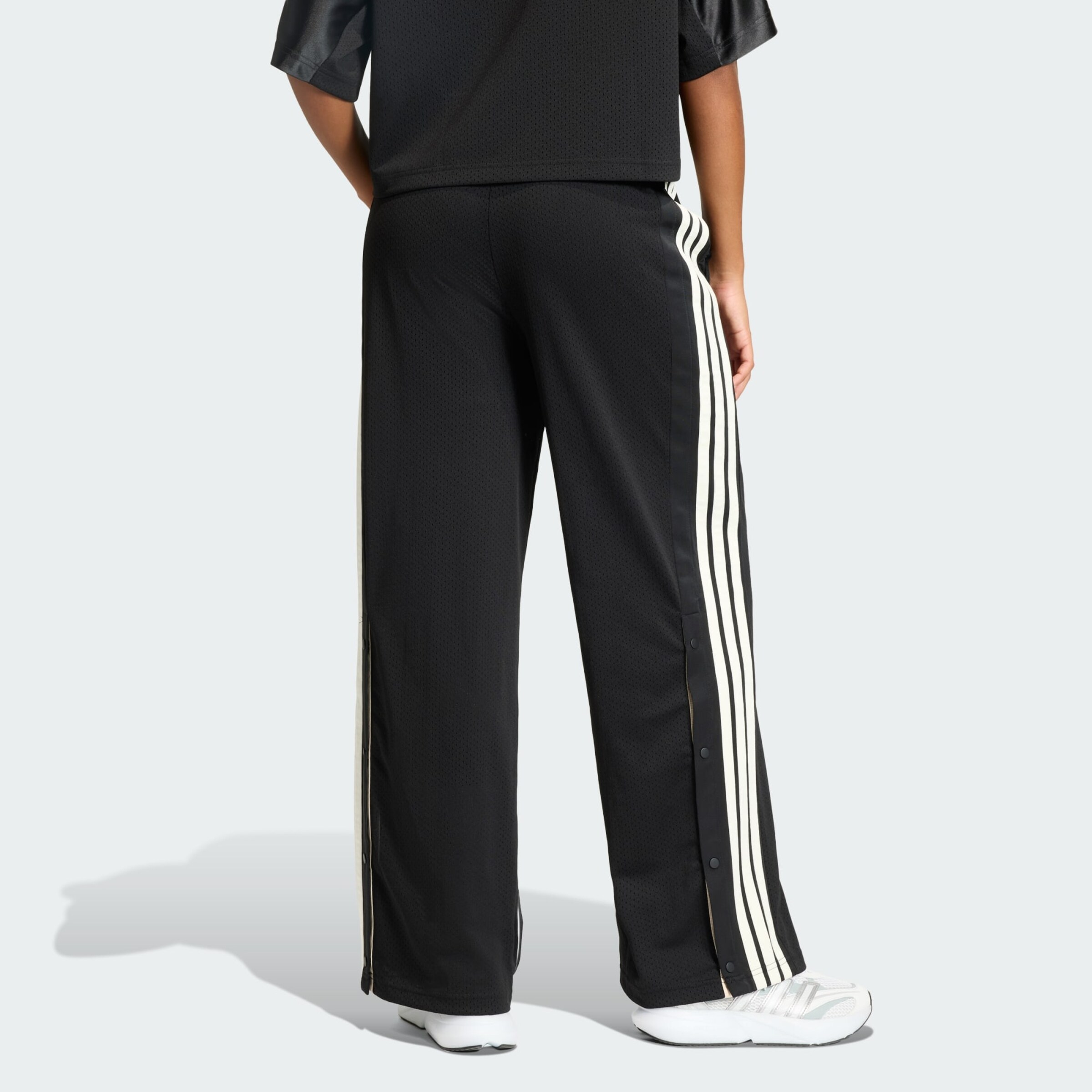 Adidas Sportswear Широкие спортивные штаны 'Stadium' в черном цвете — фото 3