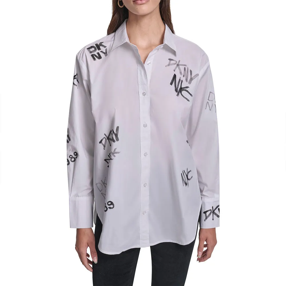 

Блузка DKNY Poplin, белый