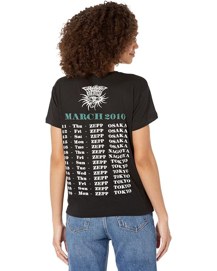 

Футболка Chaser Bob Dylan "Vintage 65" Short Sleeve Everybody Tee, реальный черный