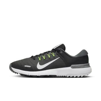 Кроссовки Nike Free Golf NN Golf Shoes (Wide), цвет Black/Iron Grey/Volt/White