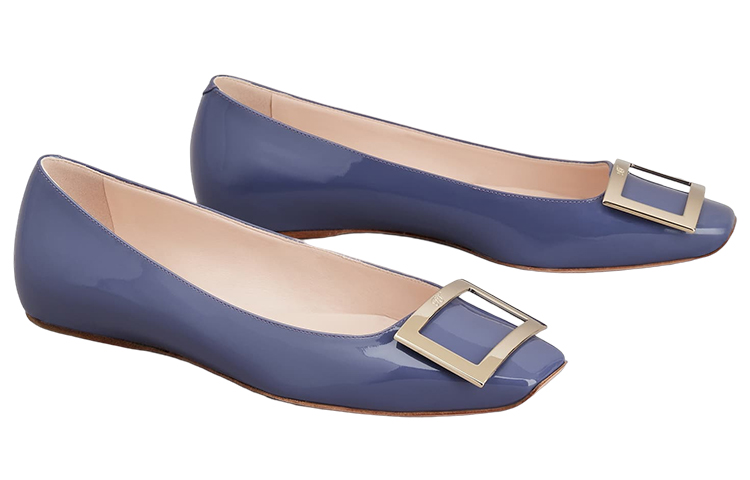 Повседневные туфли женские голубые Roger Vivier — фото 3