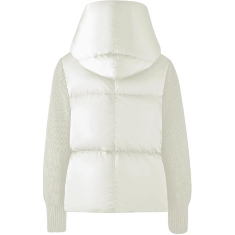Canada Goose HyBridgeAstoria SS25 HyBridgeAstoria вязаный свитер женский Millet White — фото 2