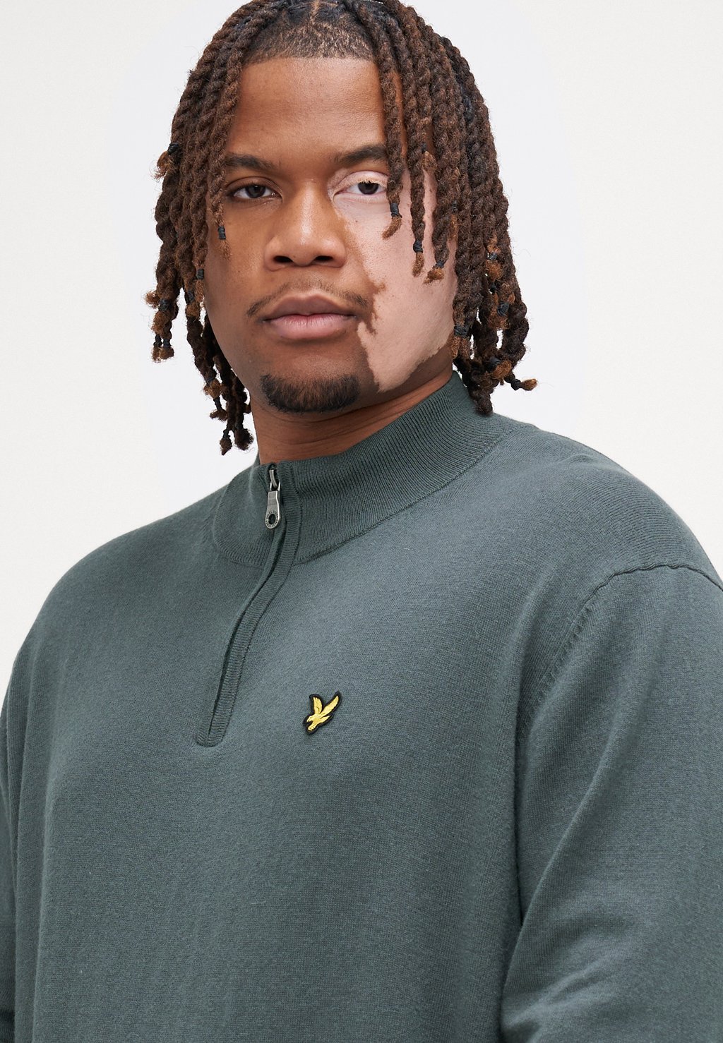 

Джемпер QUARTER ZIP JUMPER Lyle & Scott, темно-синий