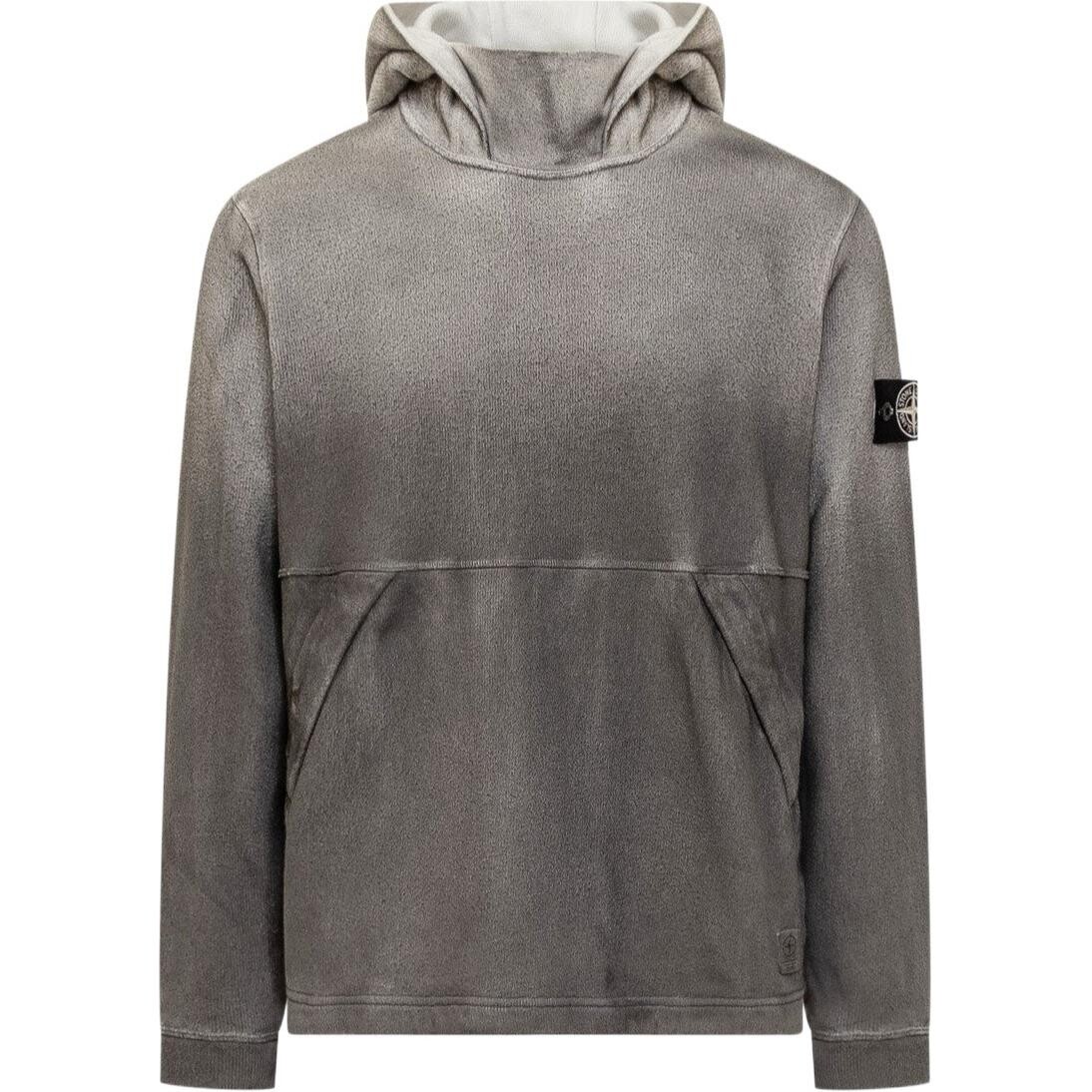 

Толстовка мужская серая градиентная Stone Island, серый