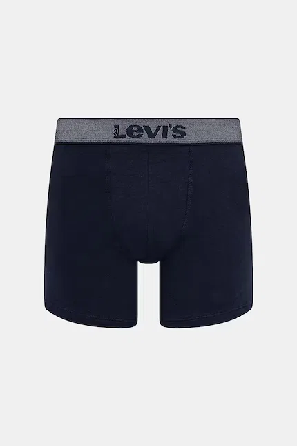Боксеры хлопковые 2 шт Levi's, синий — фото 3