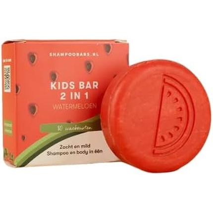 

Shampoobars 2 в 1 Детский шампунь 60 г Арбуз Generic