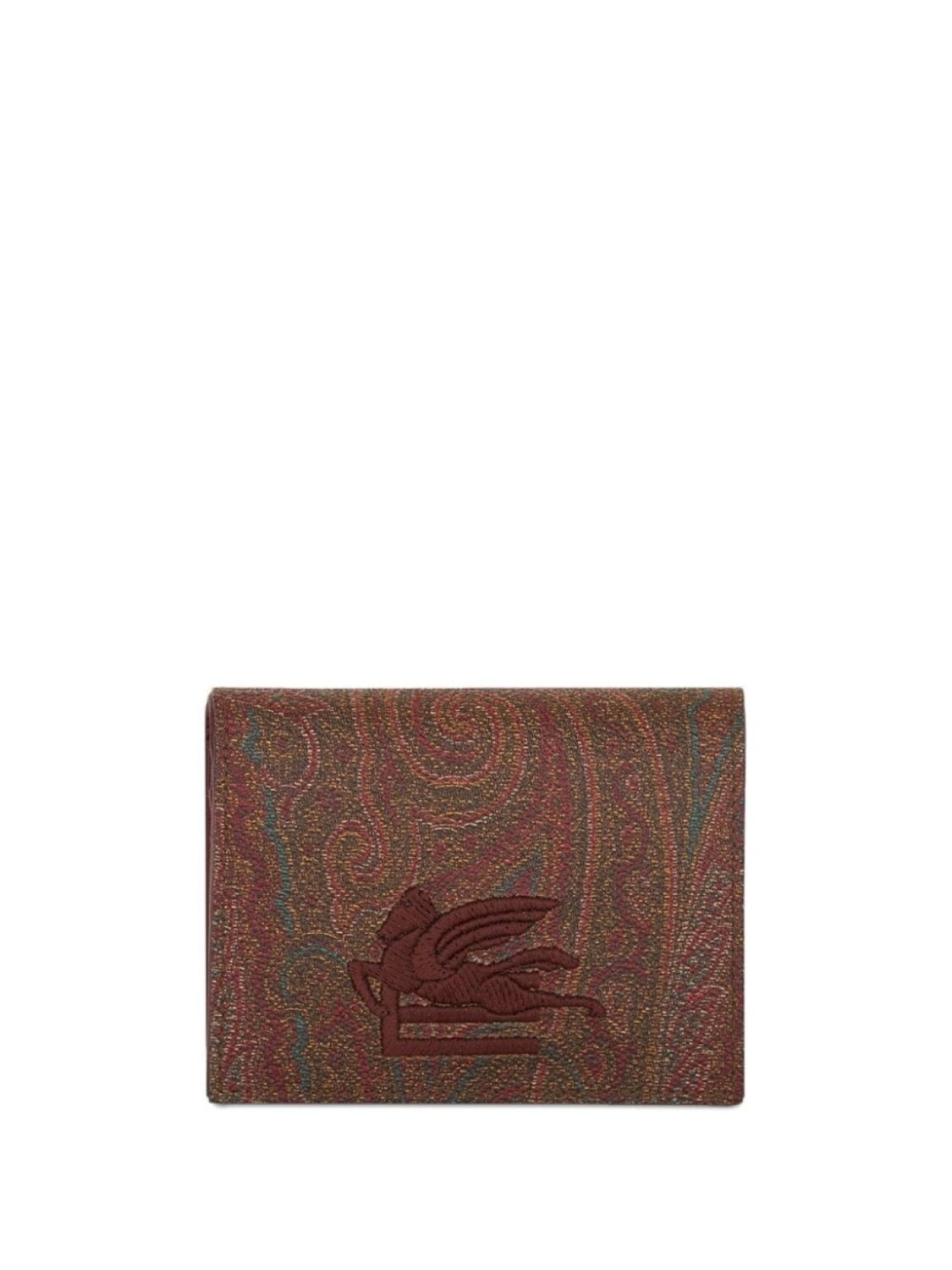 

ETRO картхолдер с принтом пейсли, красный
