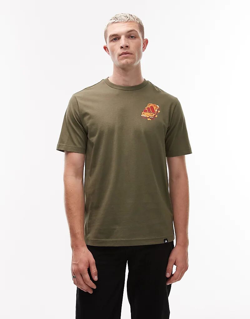 

Футболка adidas Sportswear с изображением арахисового масла и желе белого цвета Adidas Originals