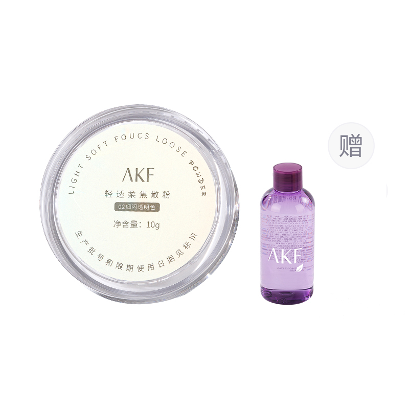 

Легкая и прозрачная рассыпчатая пудра для контроля жира без переноса 10г AKF