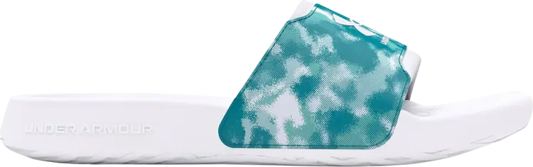 

Кроссовки Wmns Ignite Select Graphic Slide 'White Turquoise Tie-Dye', белый