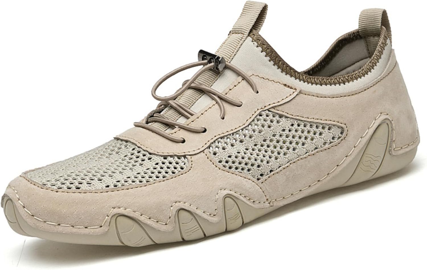 

Мужские мокасины с дышащей сеткой, повседневная обувь, стильные, удобные, ручной работы Ojpo, хаки