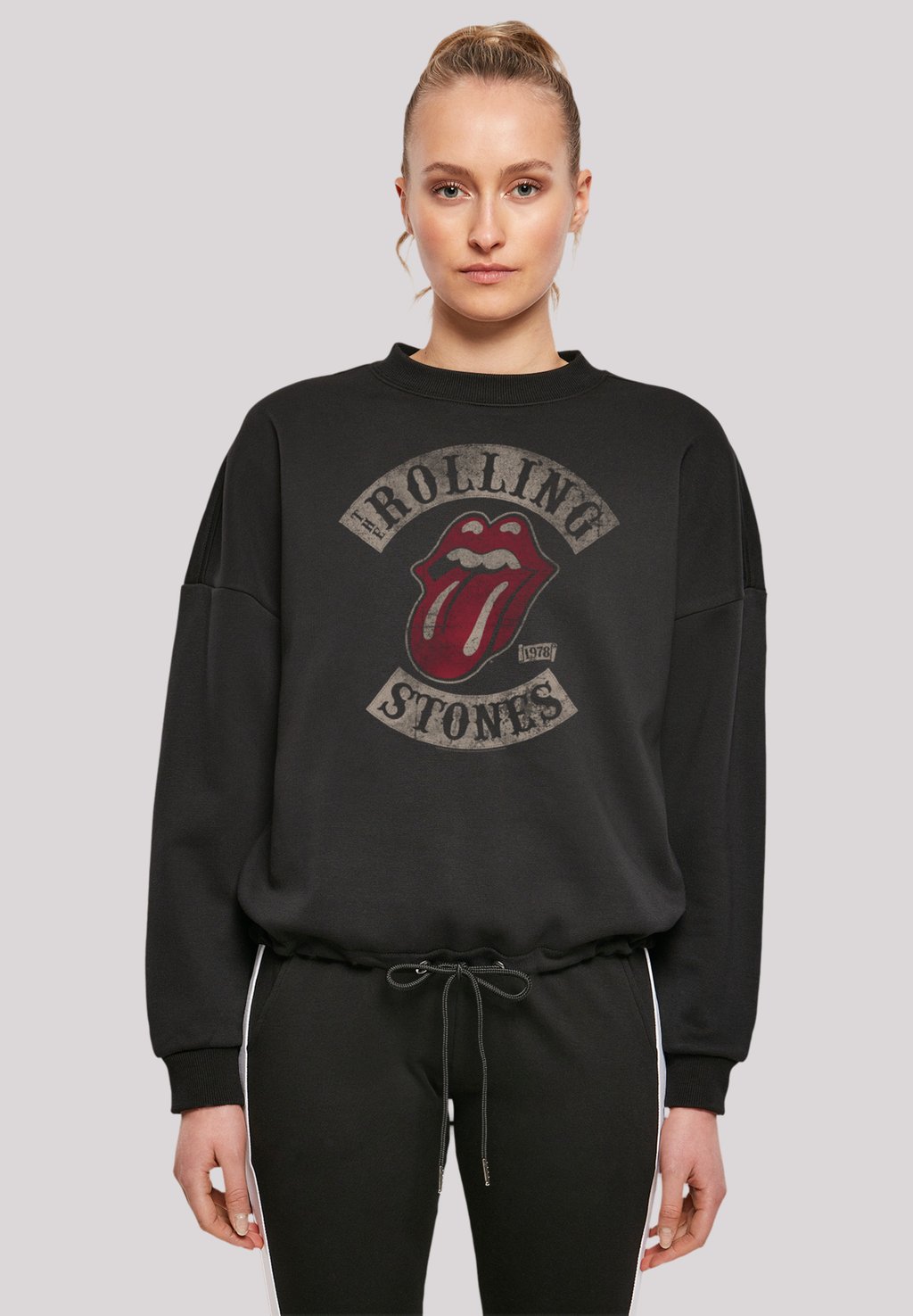 

Толстовка THE ROLLING STONES TOUR '78 F4NT4STIC, черный
