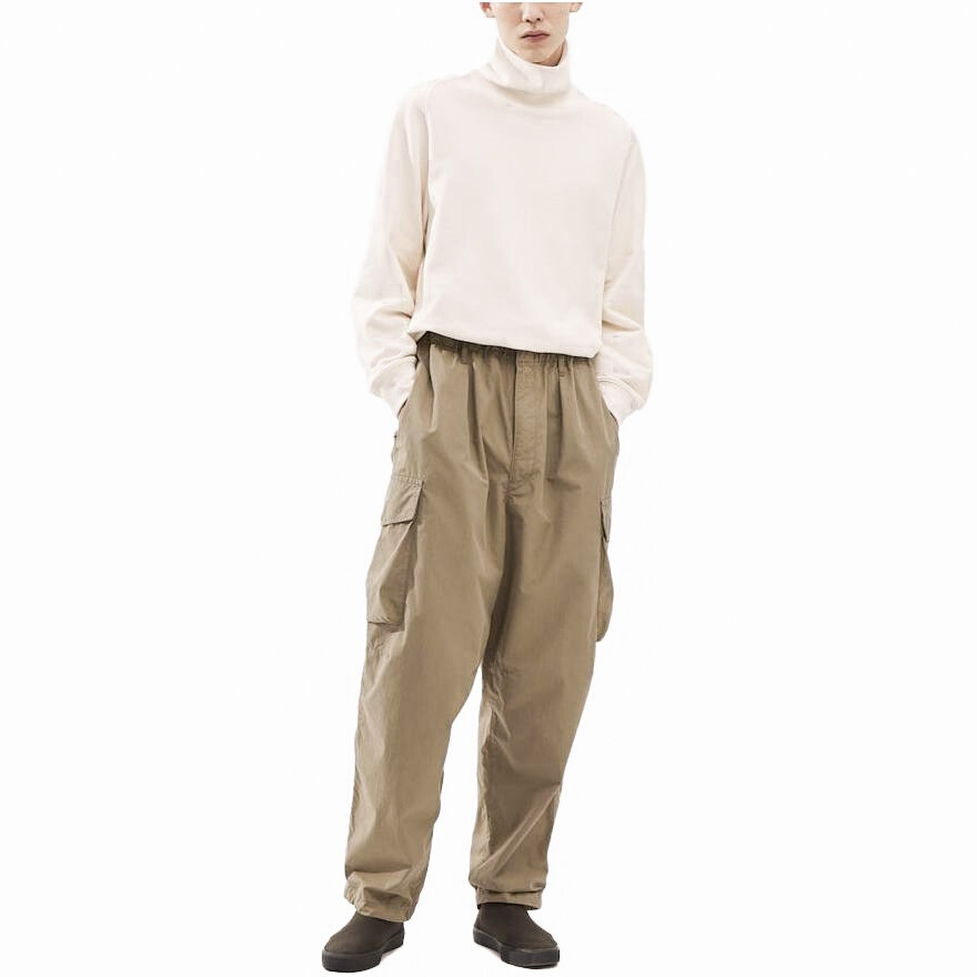 Брюки-карго FW23 U Series мужские темно-бежевые Uniqlo, темно-бежевый — фото 4