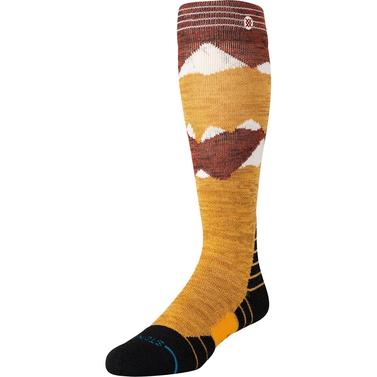 

Винди пикс средние шерстяные снежные носки Stance, золотой