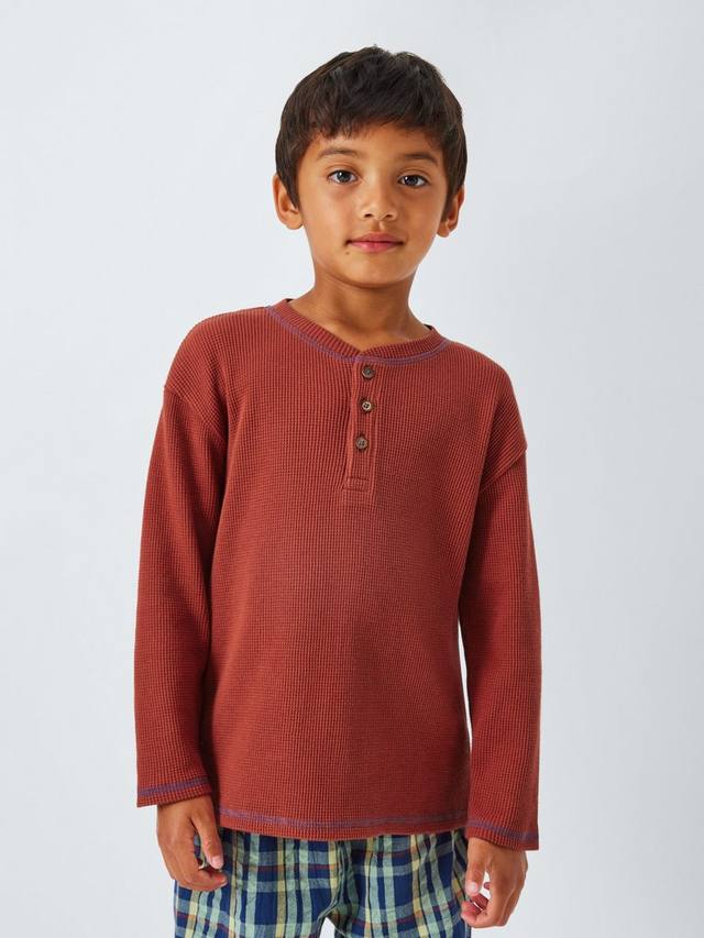 

Детская флисовая пижама с длинными рукавами John Lewis, Orange