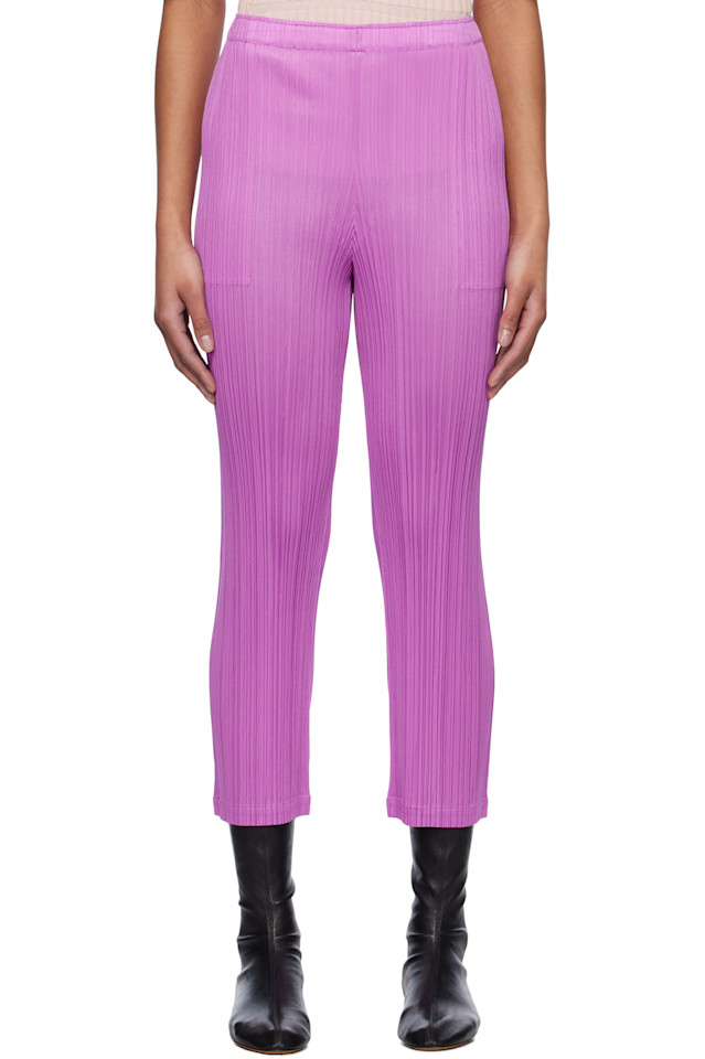 

Ежемесячные цвета январьские брюки Pleats Please Issey Miyake, мультиколор