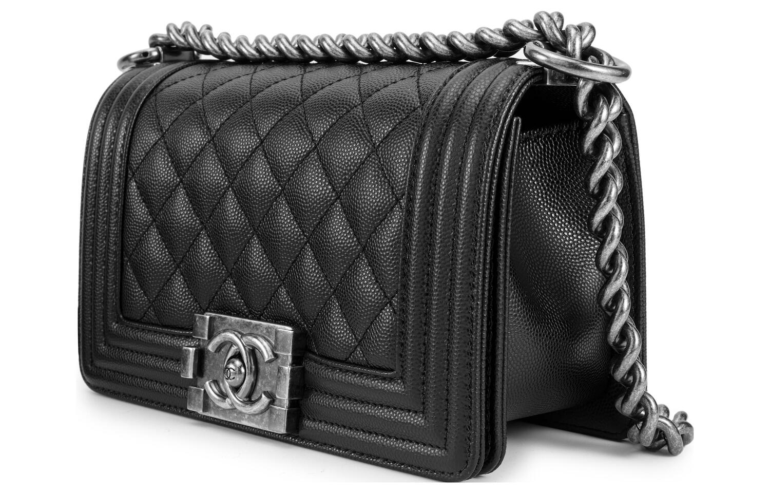 CHANEL Сумка женская кожаная через плечо маленькая черная — фото 2