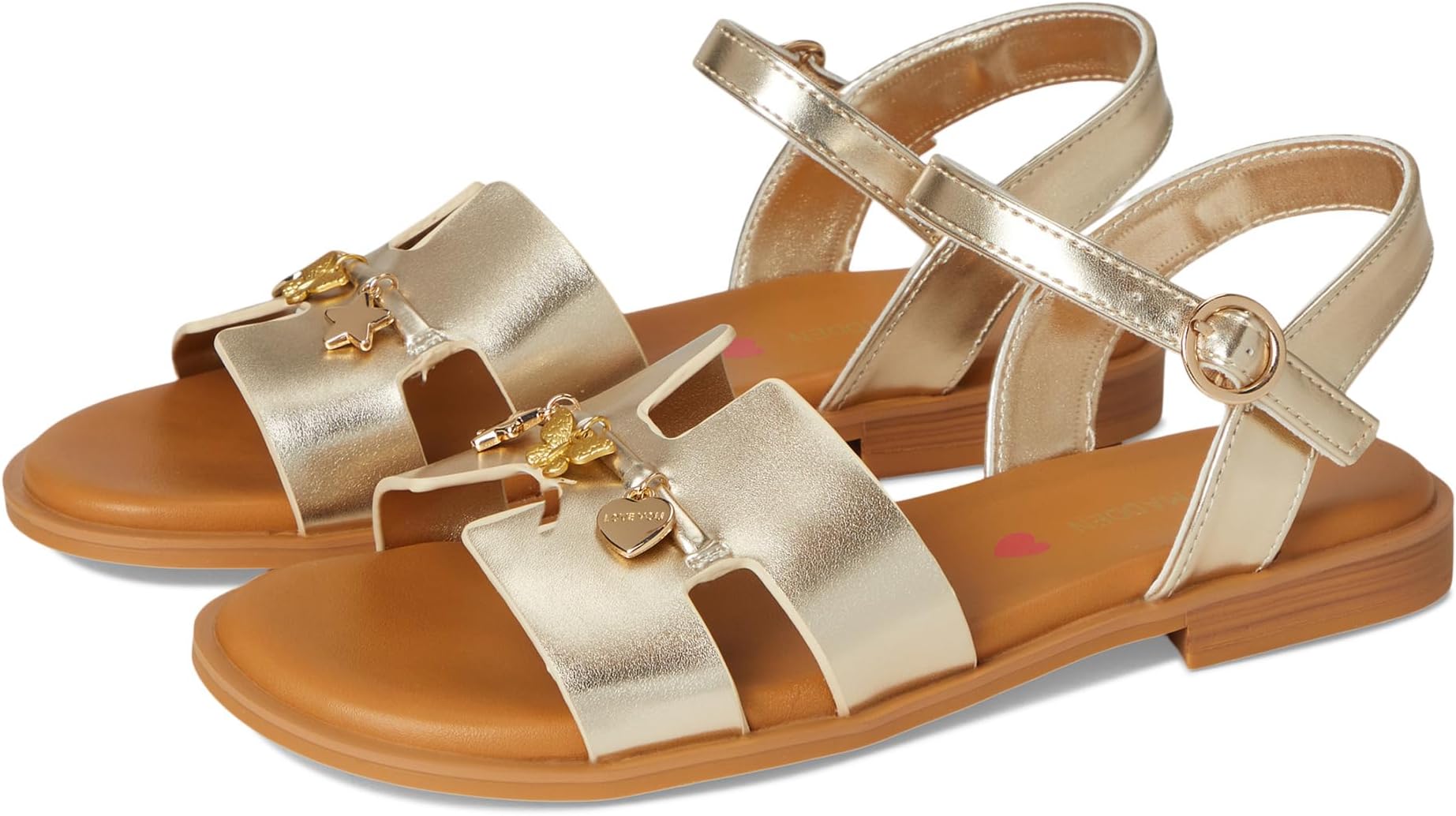 

Сандалии Steve Madden Kids Haydlyn, золотой