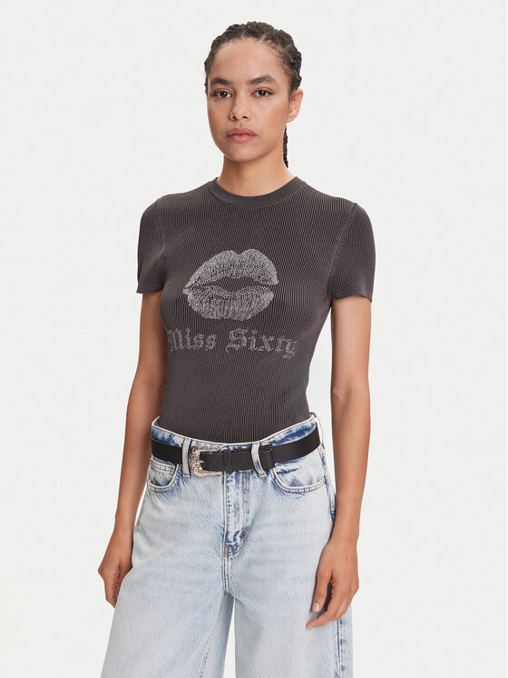 

Футболка slim fit 6S1RJ23100 Miss Sixty, серый